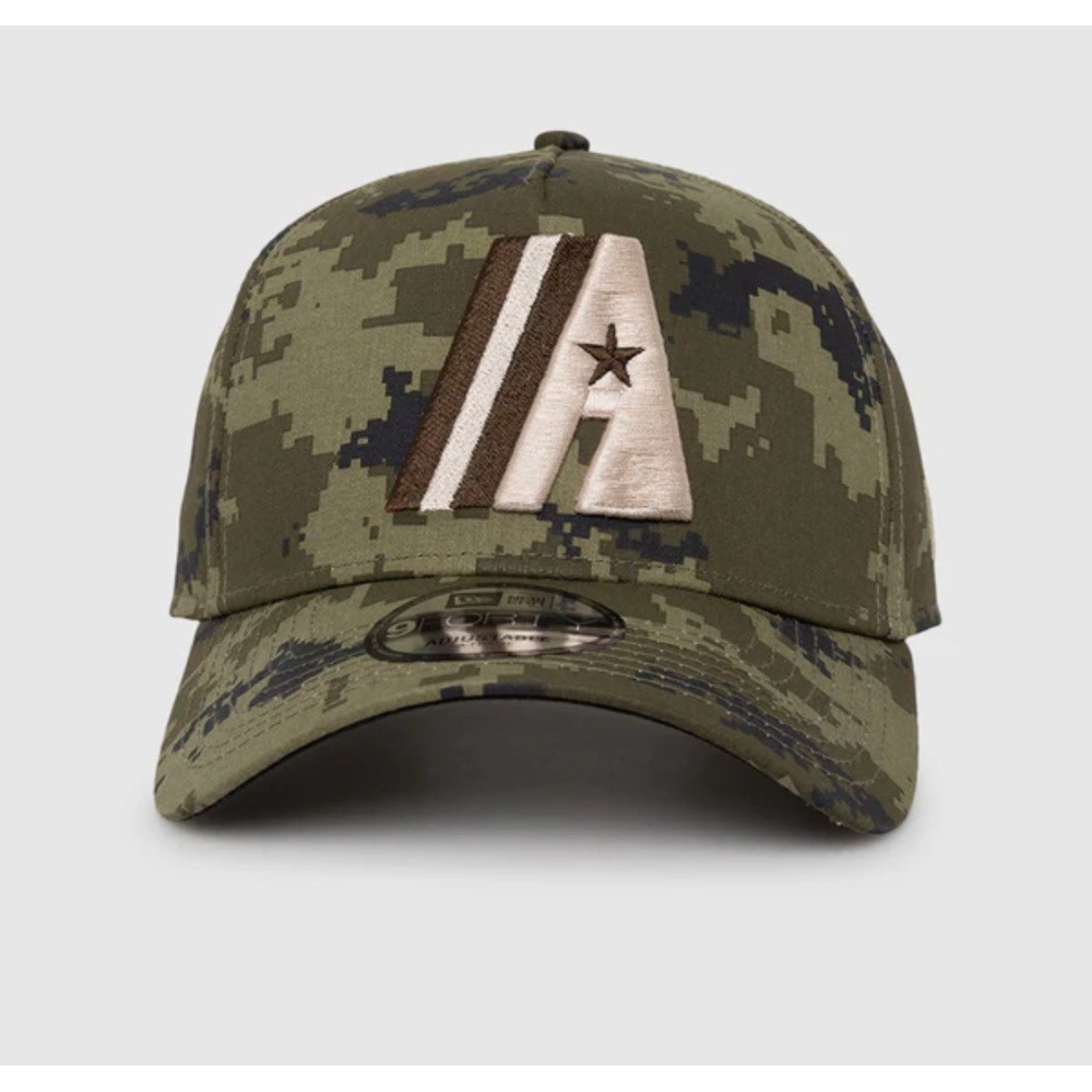 New Era Houston Astros Digital Camo A-Frame 9FORTY Hat Cap Adjustable Green MLB‎